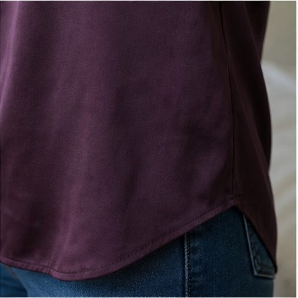 Taupe Ruffle Blouse - Picture 6 of 6